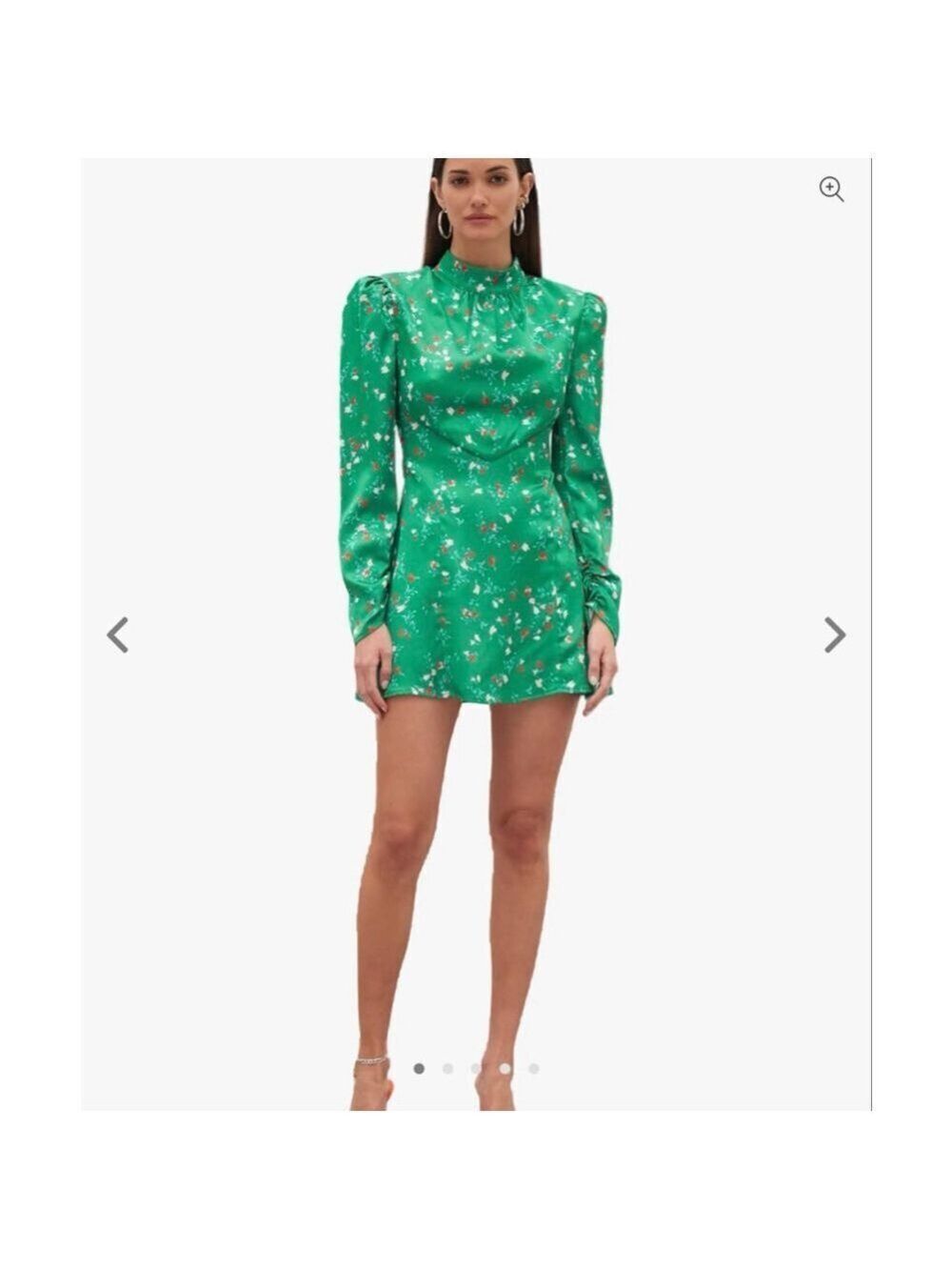 Women's ATOIR Green Floral Blossom Mini Dress